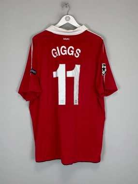 Breath Flow Ergonomic Cut 2010/11 MANCHESTER UNITED GIGGS #11 C/L HOME SHIRT (XXL) NIKE