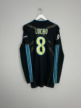 Vented Back Hydrophobic Edge Taping 2010/11 MARSEILLE LUCHO #8 *PLAYER ISSUE* C/L THIRD SHIRT (XL) ADIDAS