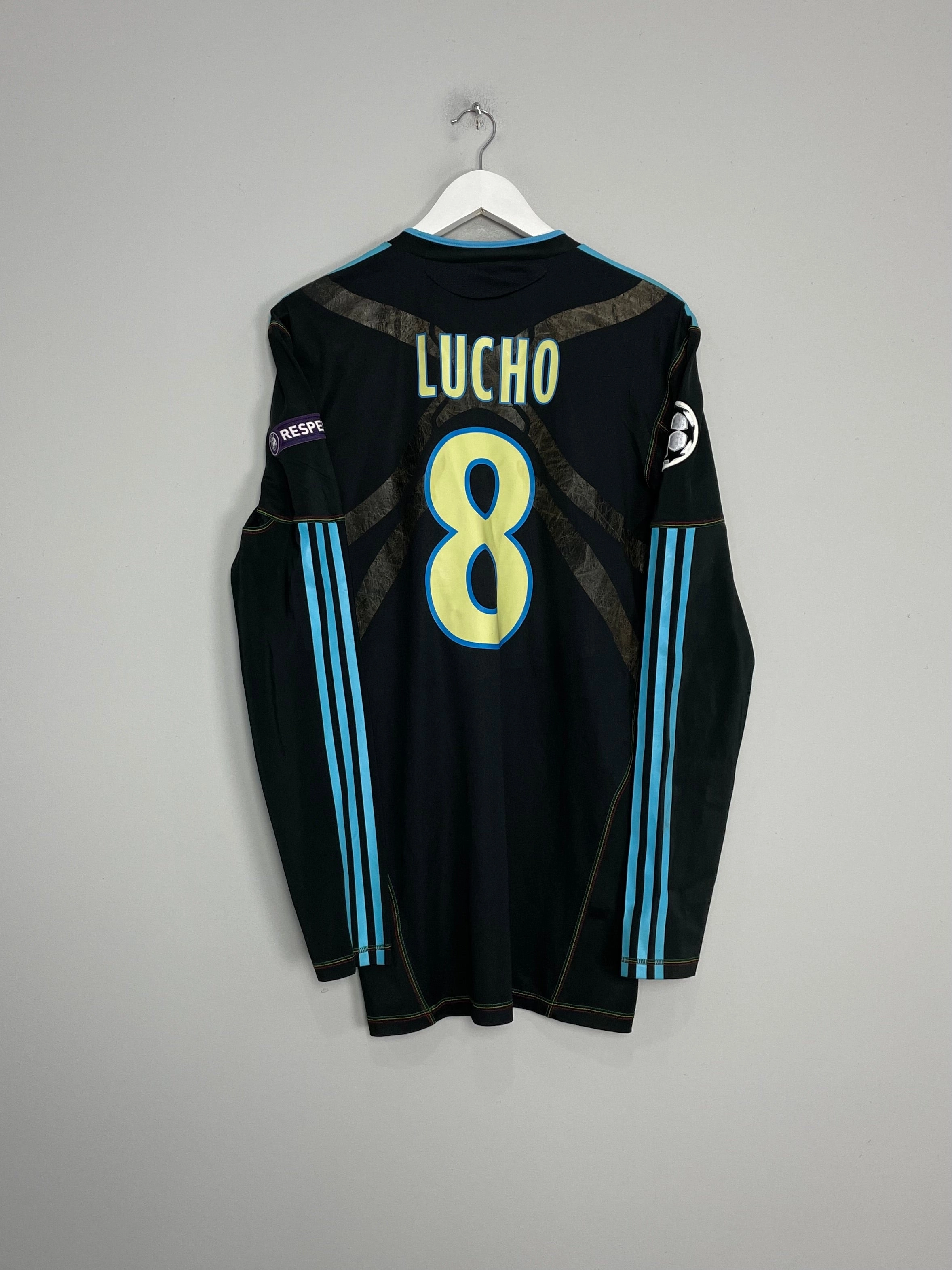 2010/11 MARSEILLE LUCHO #8 *PLAYER ISSUE* C/L THIRD SHIRT (XL) ADIDAS Fade Resistant Finish UV Protective Material