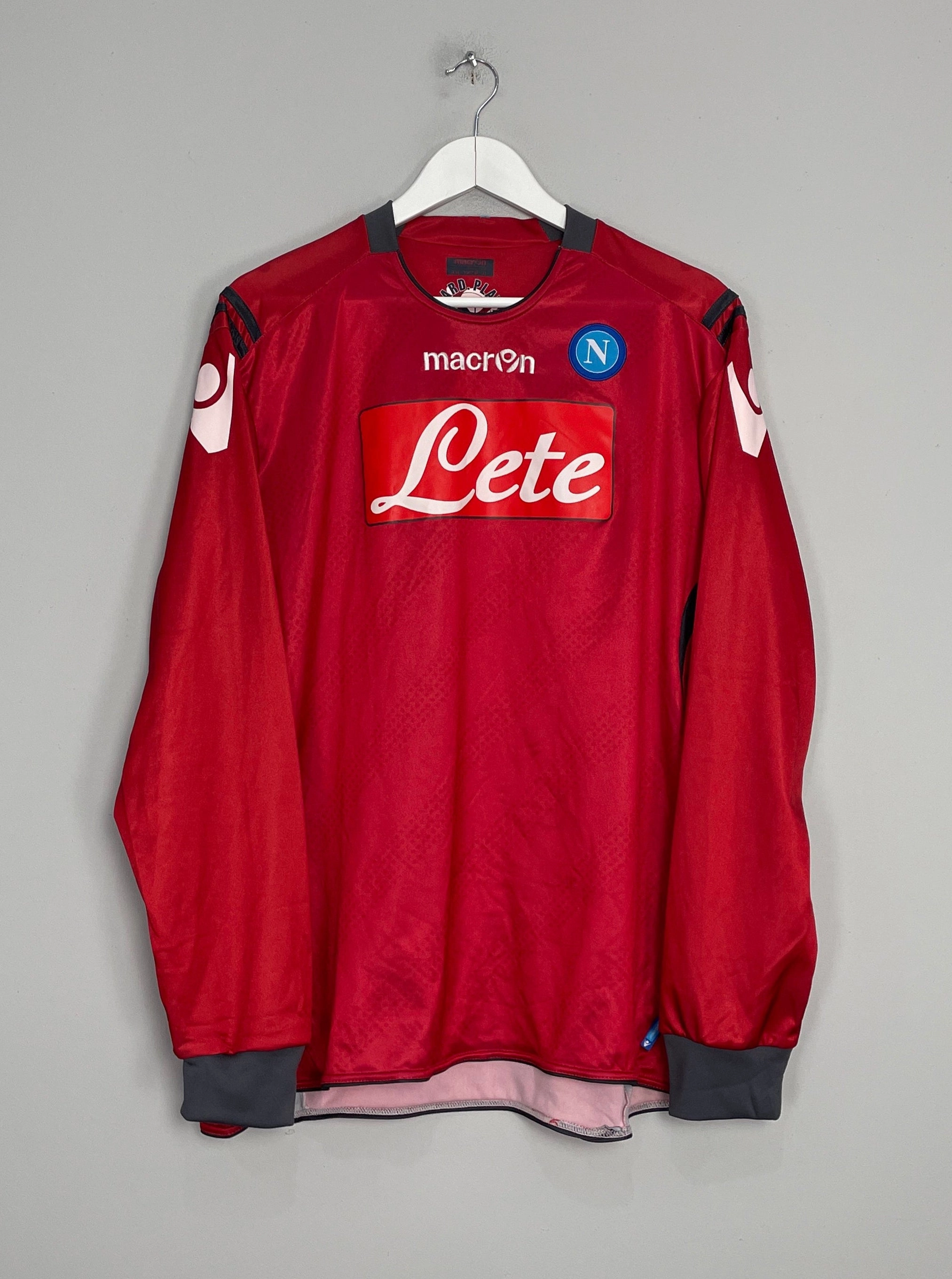 Sporty Appeal Hypoallergenic Processing 2010/11 NAPOLI GK SHIRT (XL) MACRON