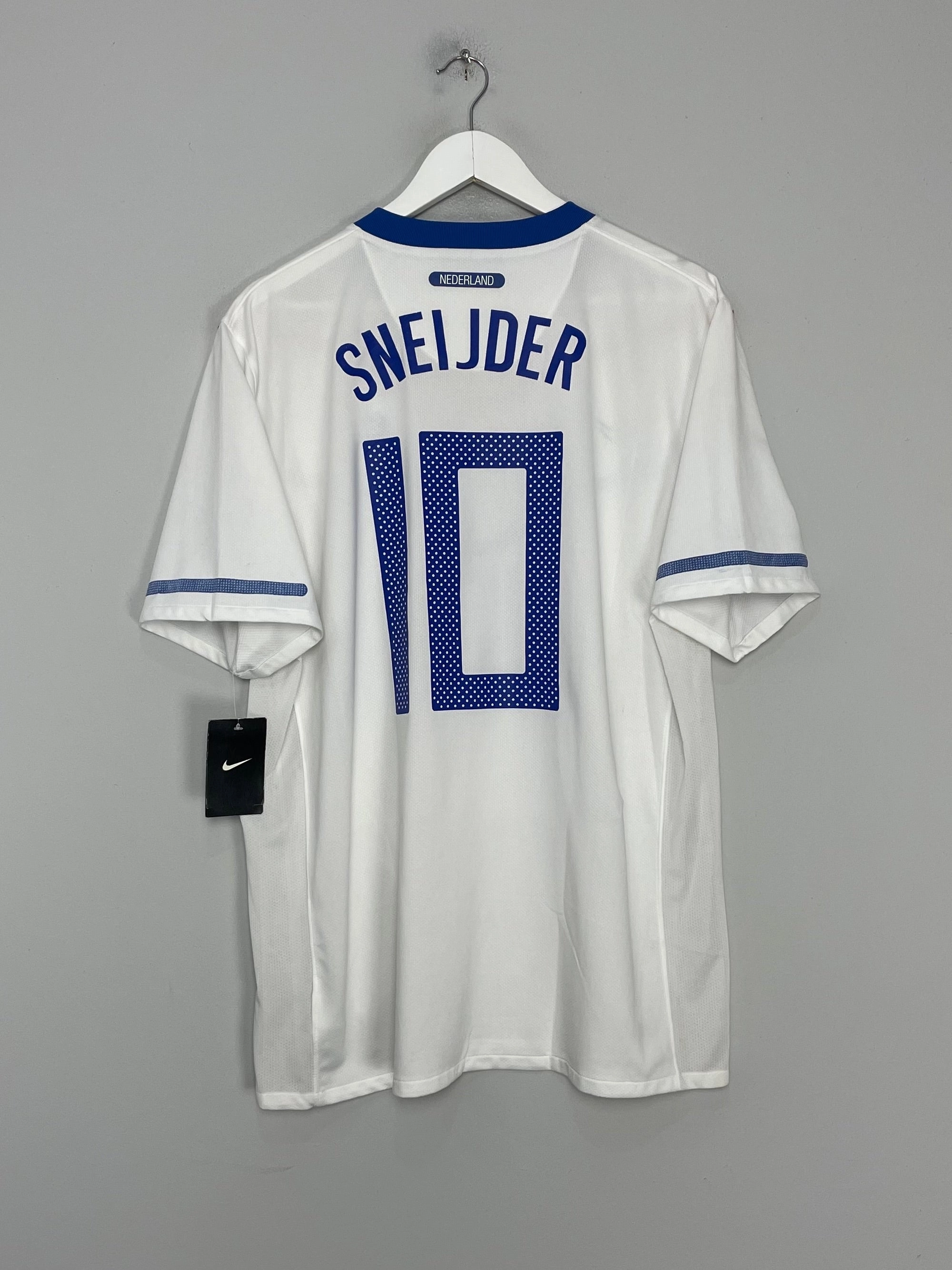 Lightweight Core Spacing 2010/11 NETHERLANDS SNEIJDER #10 *BNWT* AWAY SHIRT (XL) NIKE