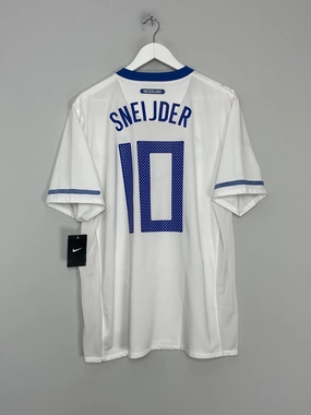 2010/11 NETHERLANDS SNEIJDER #10 *BNWT* AWAY SHIRT (XL) NIKE Ventilated Design