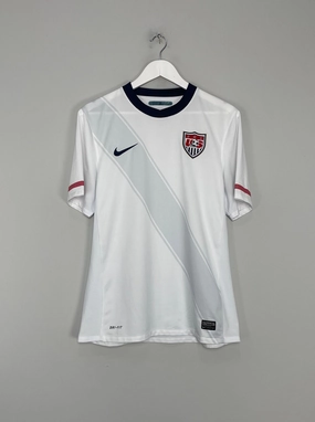 2010/11 USA HOME SHIRT (M) NIKE Double Stitched Edges Vapor Control Weave
