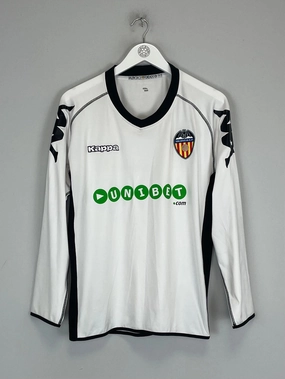 2010/11 VALENCIA L/S HOME SHIRT (L) KAPPA Weekend Vibe Slim Fit Design