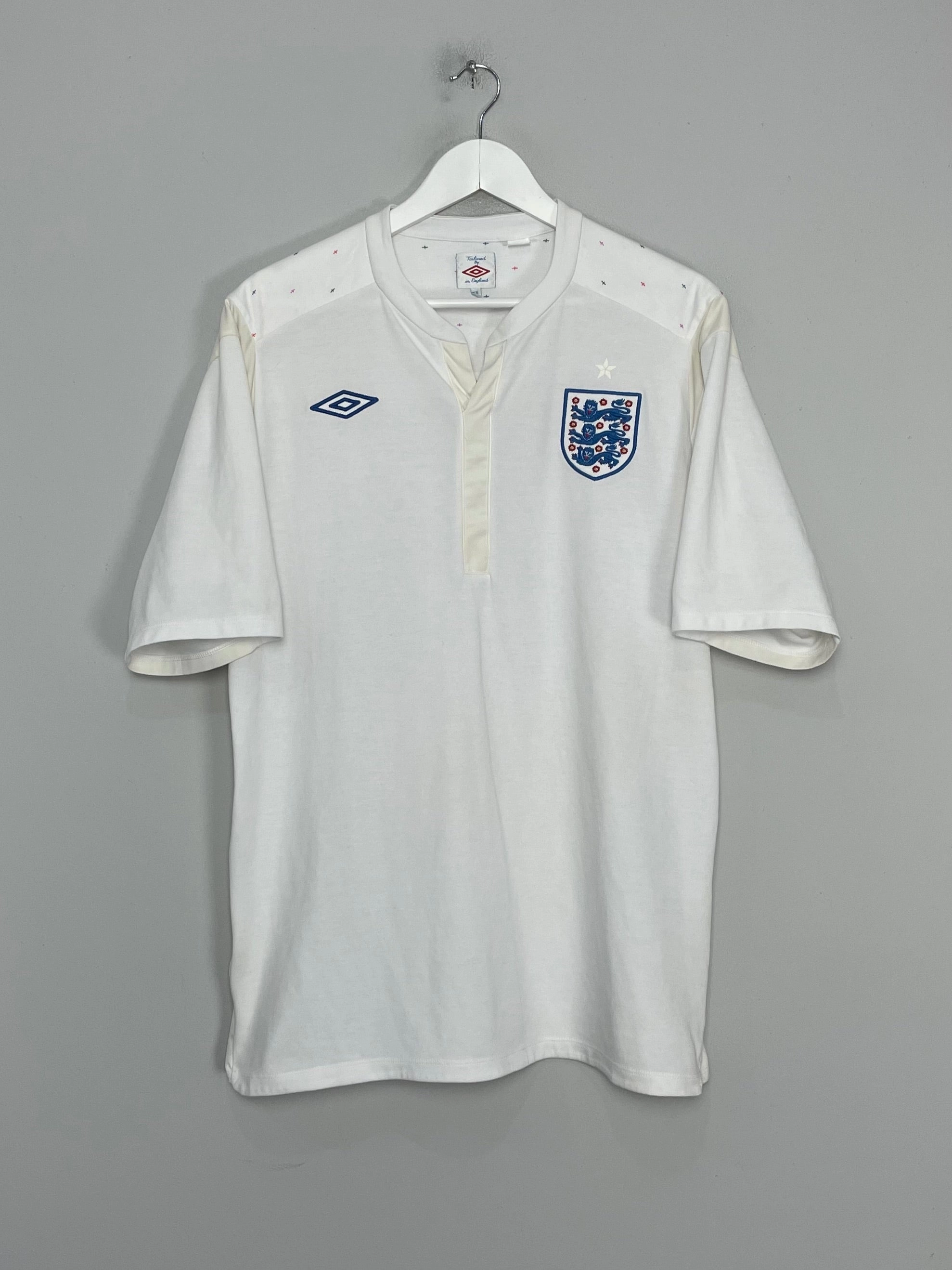 2010/12 ENGLAND HOME SHIRT (XL) UMBRO sprint training