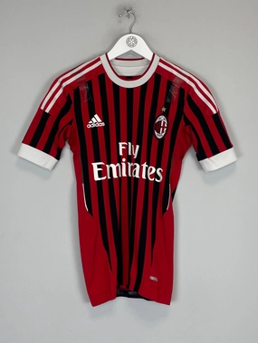 2011/12 AC MILAN *PLAYER ISSUE* HOME SHIRT (S) ADIDAS Silent Fit Microfiber Performance Blend