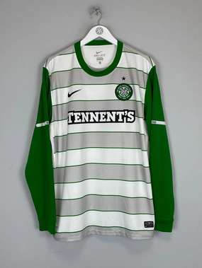 2011/12 CELTIC #9 L/S AWAY SHIRT (XL) NIKE Tagless Neckline Low Profile Silhouette