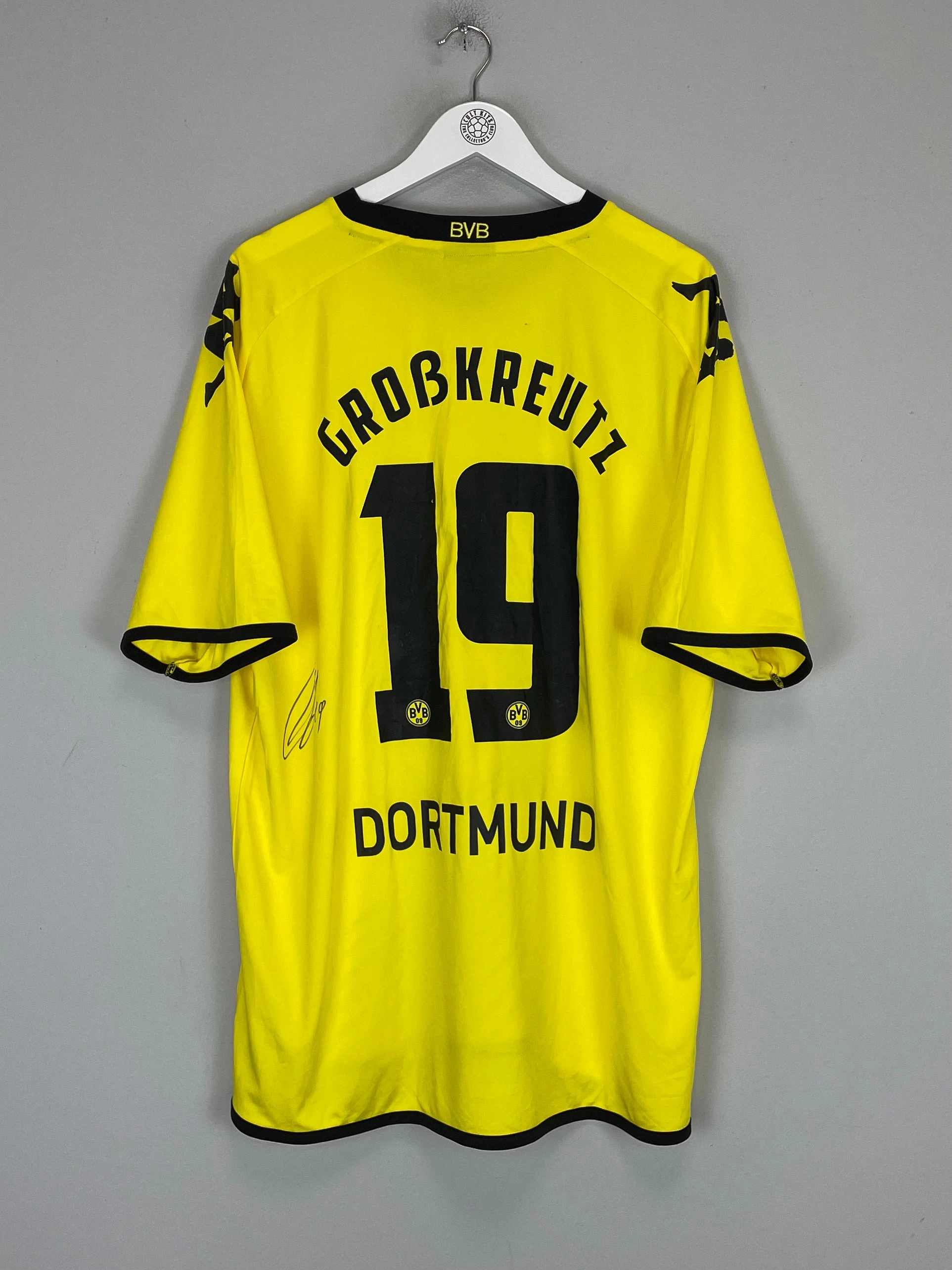 Ultimate Comfort Lining 2011/12 DORTMUND GROBKREUTZ #19 *SIGNED* HOME SHIRT (XXL) KAPPA