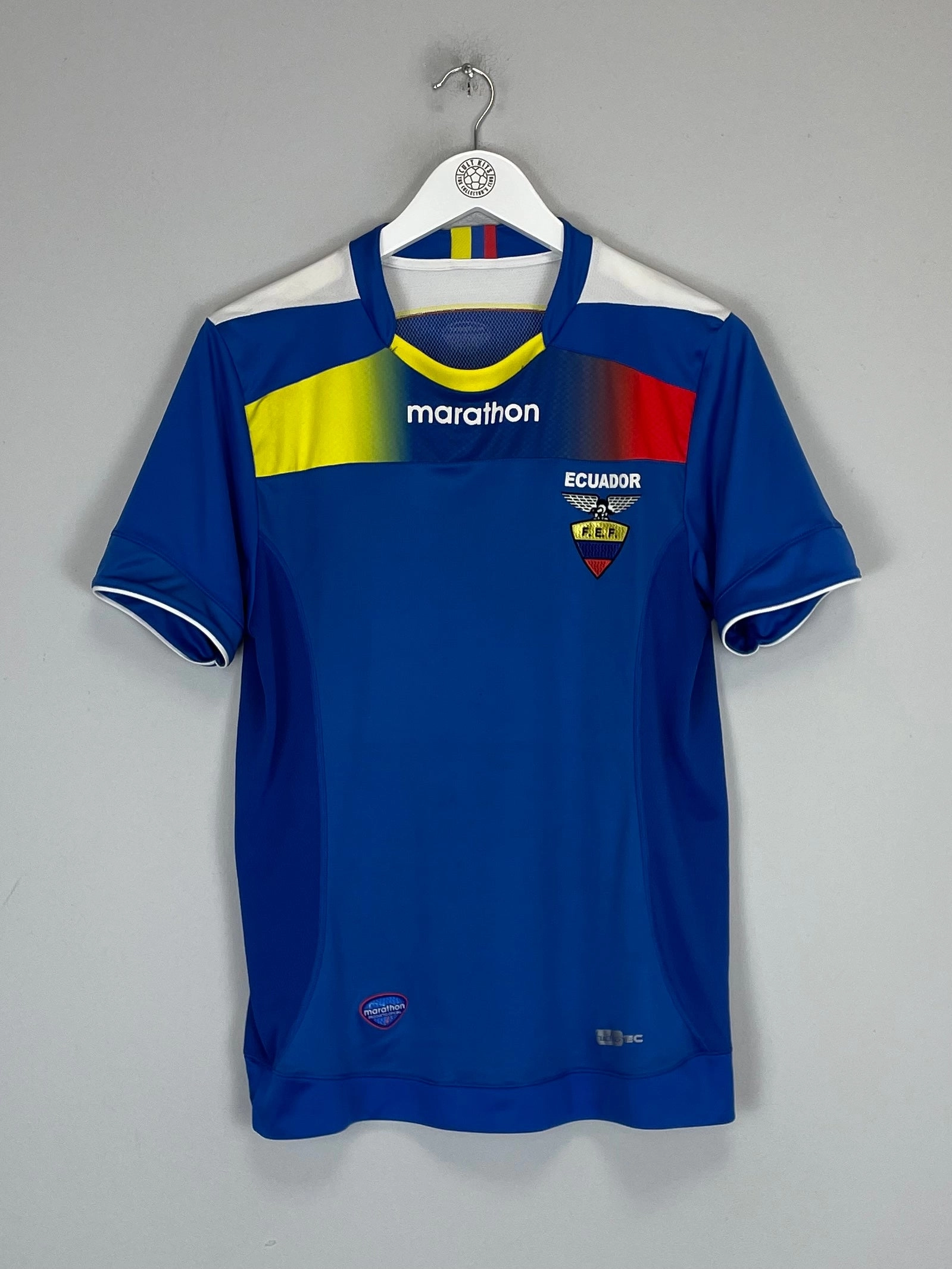 Breathable Mesh Panels 2011/12 ECUADOR AWAY SHIRT (M) MARATHON