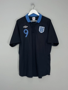 Ultra lightweight 2011/12 ENGLAND YOUNG #9 AWAY SHIRT (XL) UMBRO