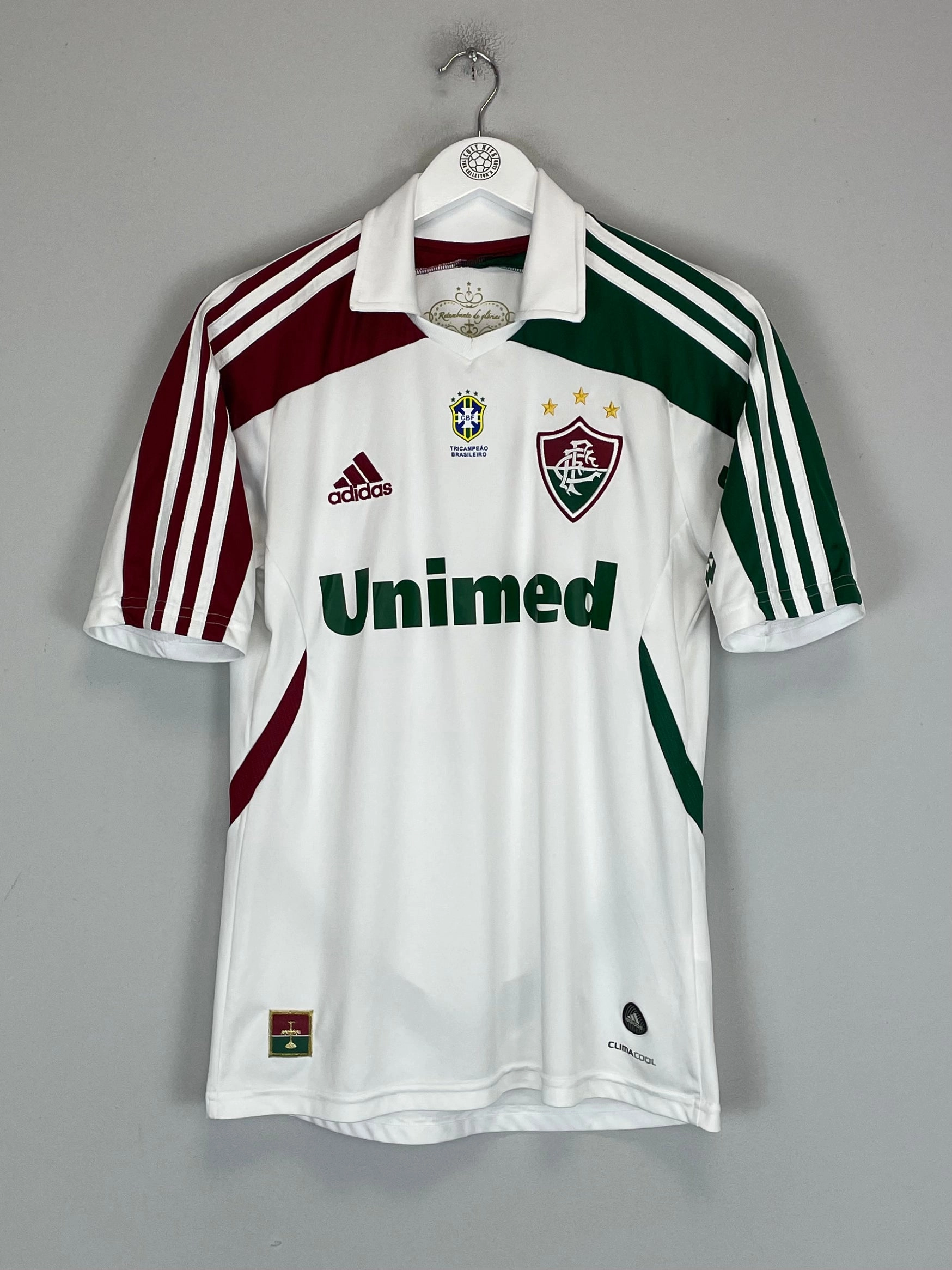 Airflow Enhancing Texture Comfort Apparel 2011/12 FLUMINENSE #10 AWAY SHIRT (S) ADIDAS