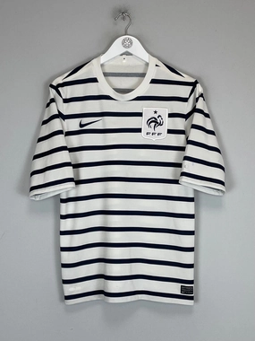 Wrinkle resistant fabric 2011/12 FRANCE AWAY SHIRT (M) NIKE