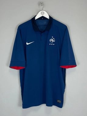 Breathable Sportswear Fabric 2011/12 FRANCE HOME SHIRT (XL) NIKE