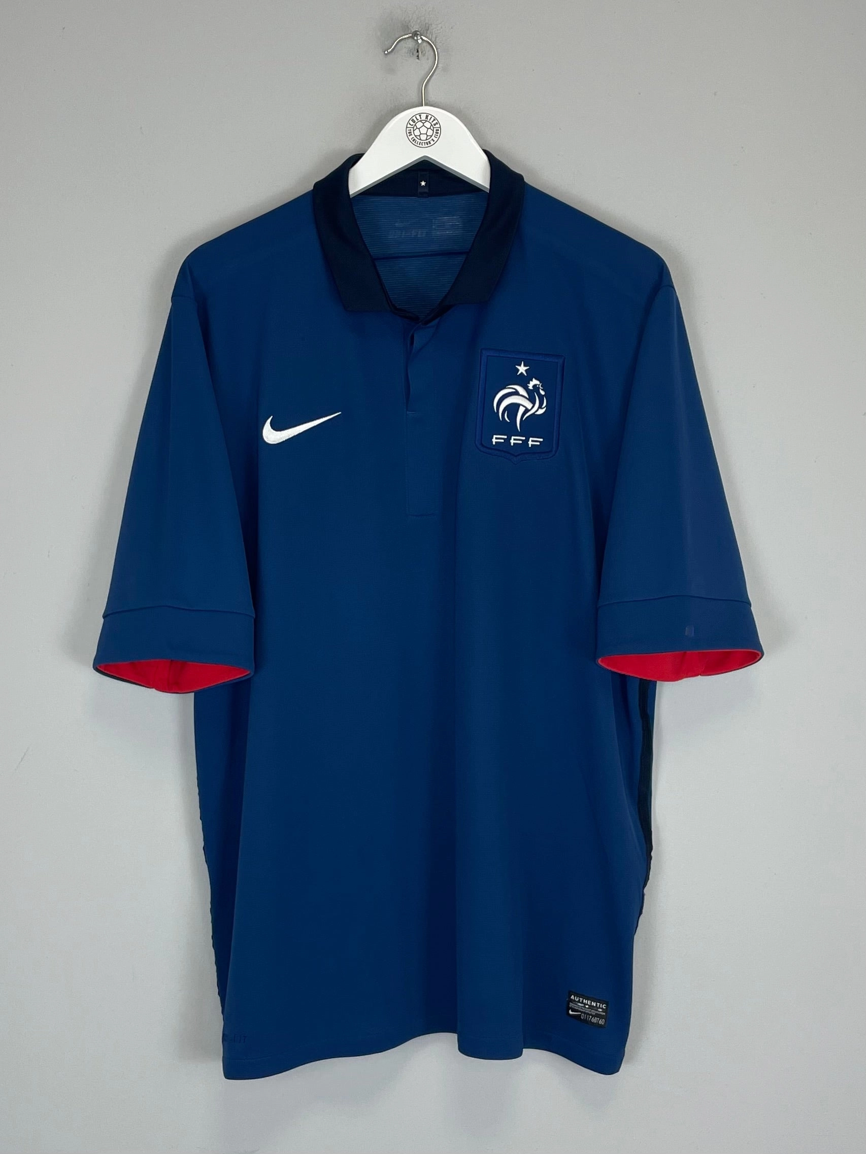 Breathable Sportswear Fabric 2011/12 FRANCE HOME SHIRT (XL) NIKE
