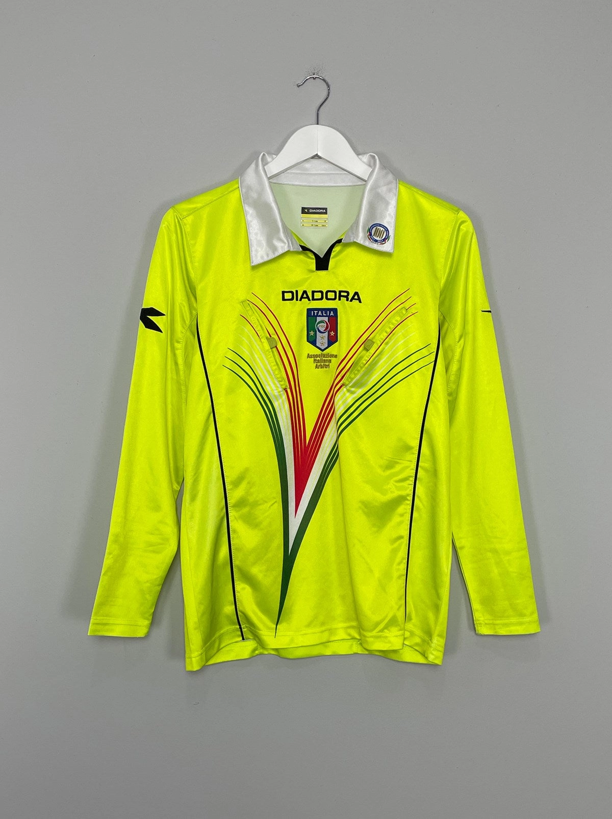 Soft Layers Rapid Fit 2011/12 ITALY FIGC REFEREE L/S SHIRT (S*) DIADORA
