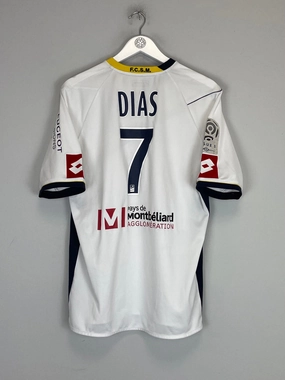 Lightweight Fit sprint training 2011/12 SOCHAUX DIAS #7 L/S *MATCH WORN* AWAY SHIRT (XL) LOTTO