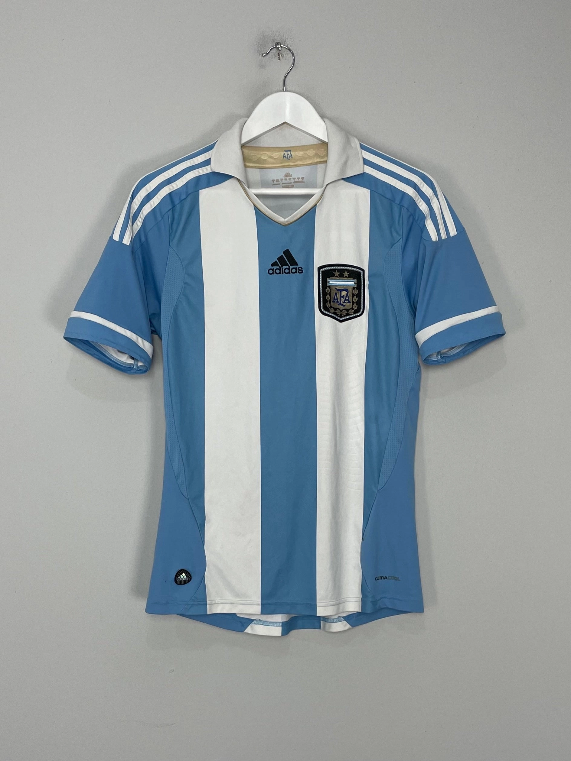 2011/13 ARGENTINA HOME SHIRT (S) ADIDAS Lockstitch Detailing