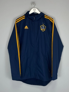 2011/13 LA GALAXY RAIN JACKET (XL) ADIDAS Elastic cuffs sneaker venue