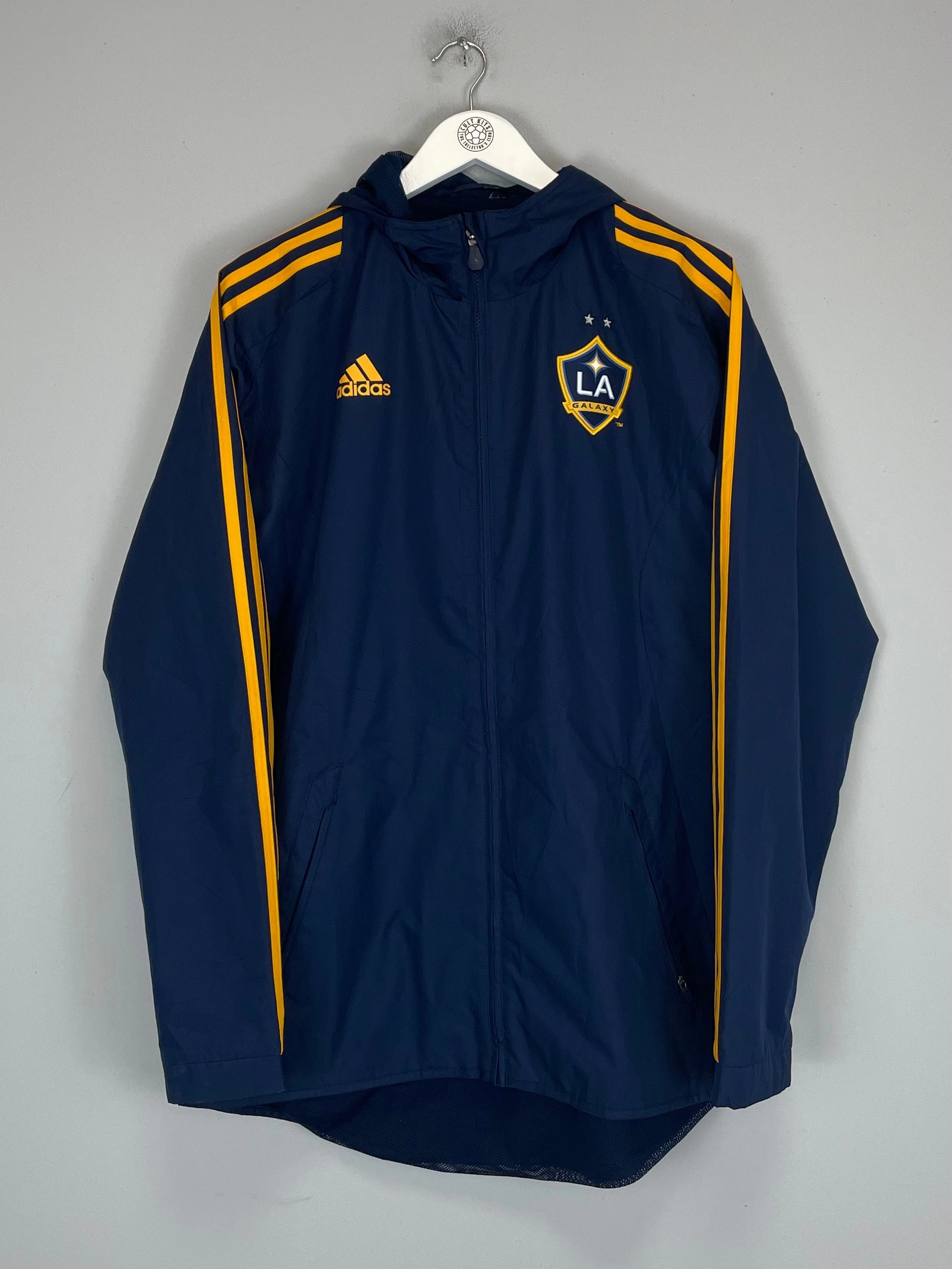 2011/13 LA GALAXY RAIN JACKET (XL) ADIDAS Elastic cuffs sneaker venue