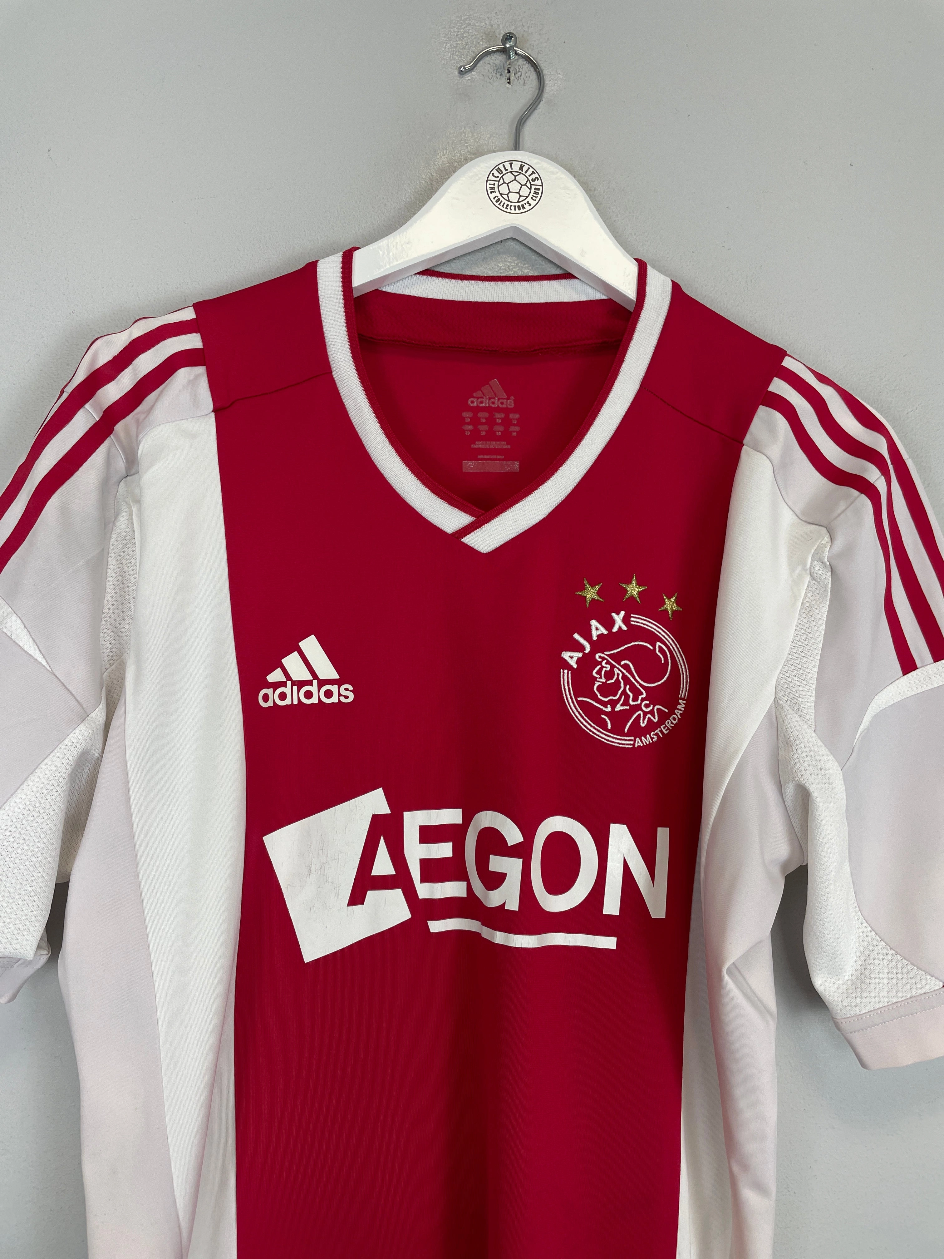 Comfortable Inner Lining 2012/13 AJAX *PLAYER ISSUE* HOME SHIRT (XL) ADIDAS