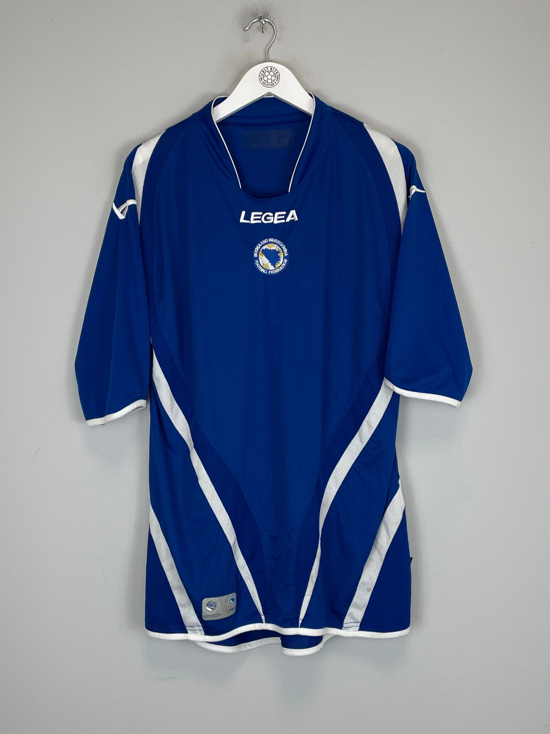 Tensile Strength Fabric Ventilated Side Gussets 2012/13 BOSNIA HOME SHIRT (XL) LEGEA