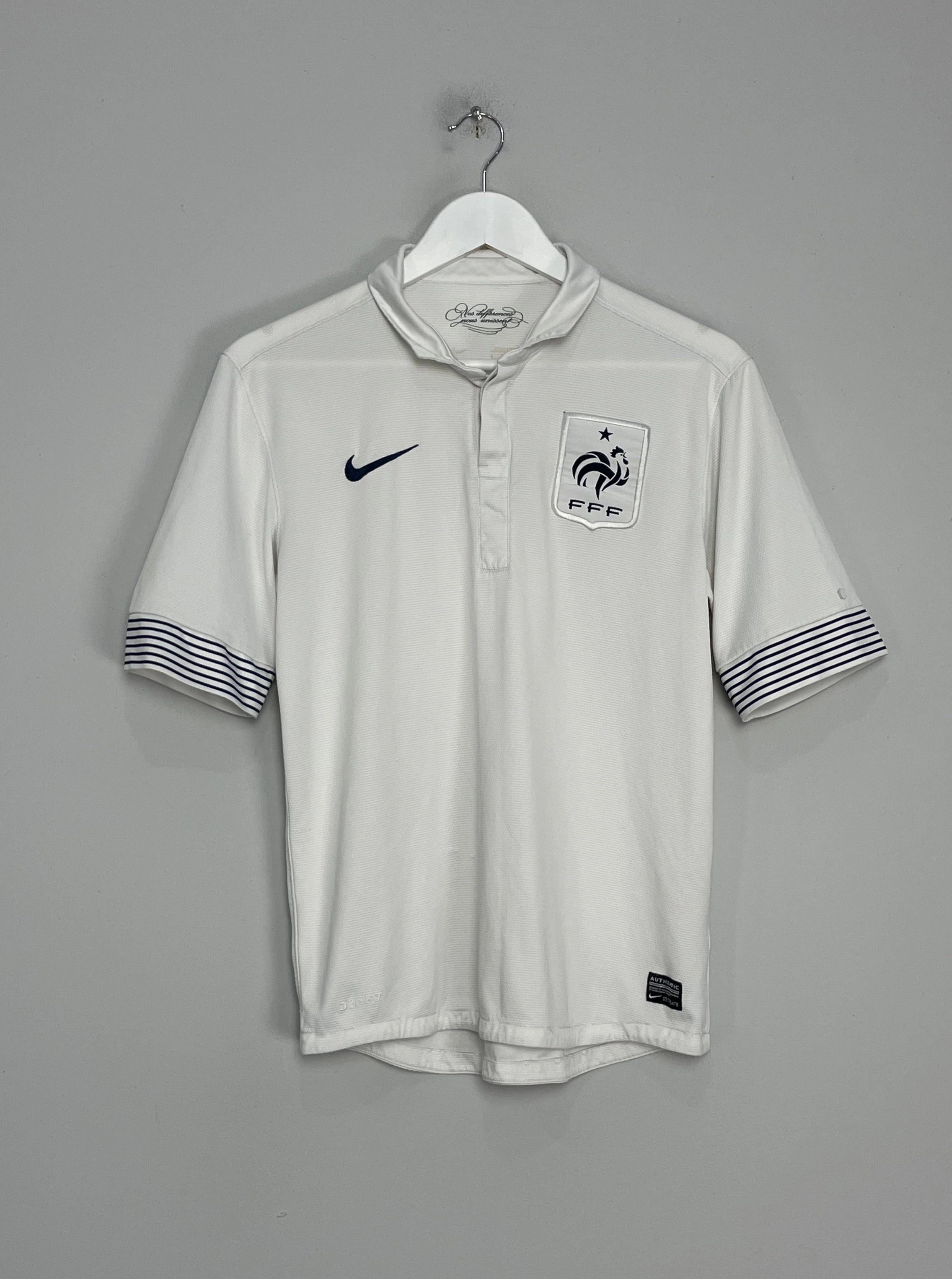 2012/13 FRANCE AWAY SHIRT (S) NIKE Directional Vent Patterns Reliable Fit