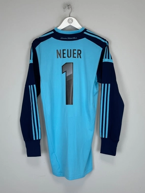 2012/13 GERMANY NEUER #1 *PLAYER ISSUE* GK SHIRT (L) ADIDAS Vented Back Design tech fabric
