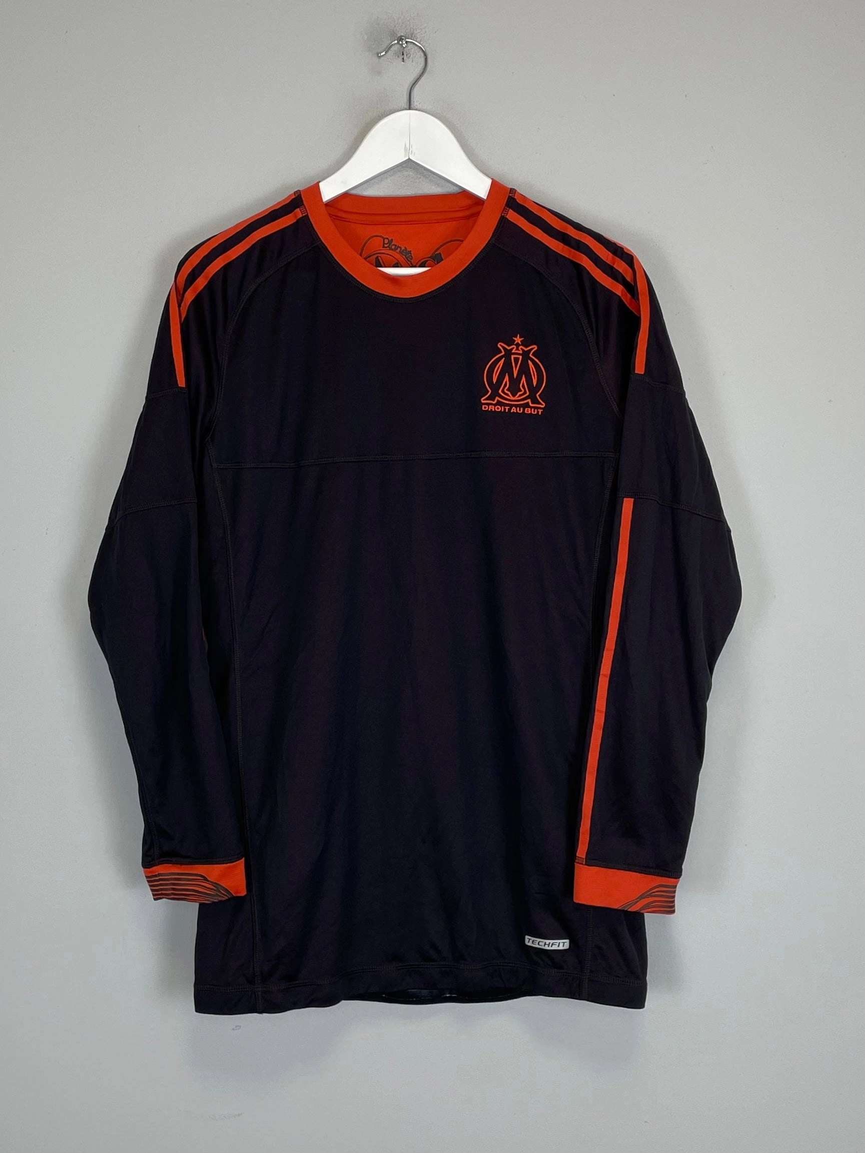 2012/13 MARSEILLE *PLAYER ISSUE* L/S THIRD SHIRT (L) ADIDAS Quick Dry Technology Outdoor Gear