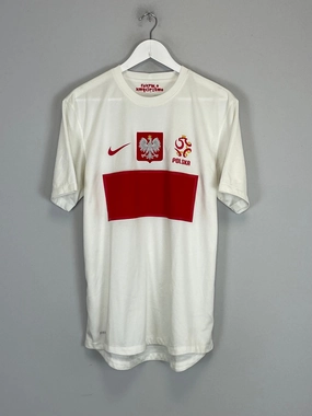 2012/13 POLAND HOME SHIRT (L) NIKE Circular Knit Body Mapping Eco Friendly Recycled Polyester