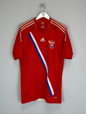 Durable Blend Fabric 2012/13 RUSSIA *PLAYER ISSUE* HOME SHIRT (XL) ADIDAS