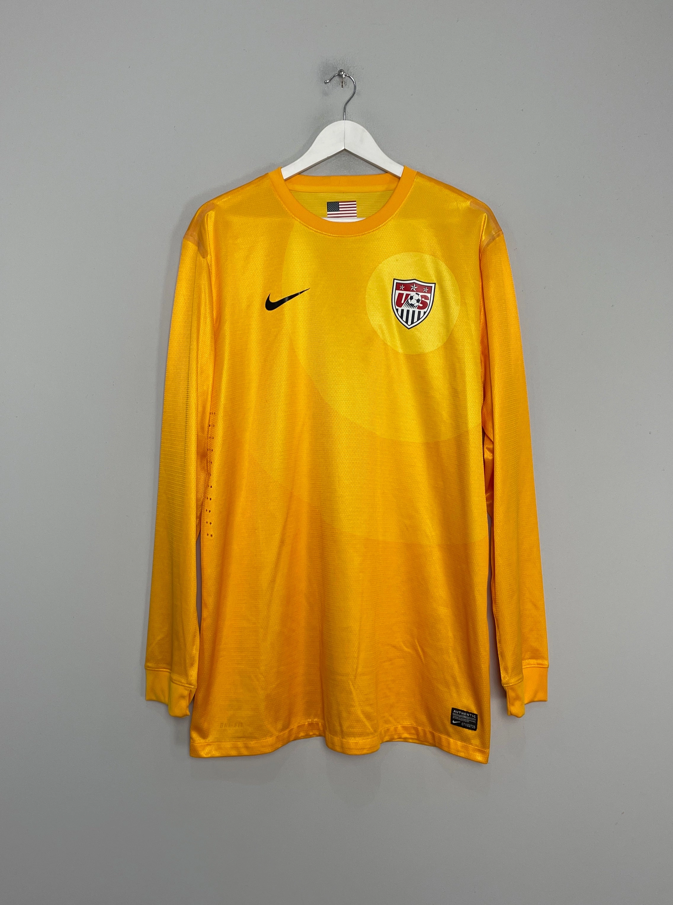 2012/13 USA *PLAYER ISSUE* GK SHIRT (XXL) NIKE Rush Ready