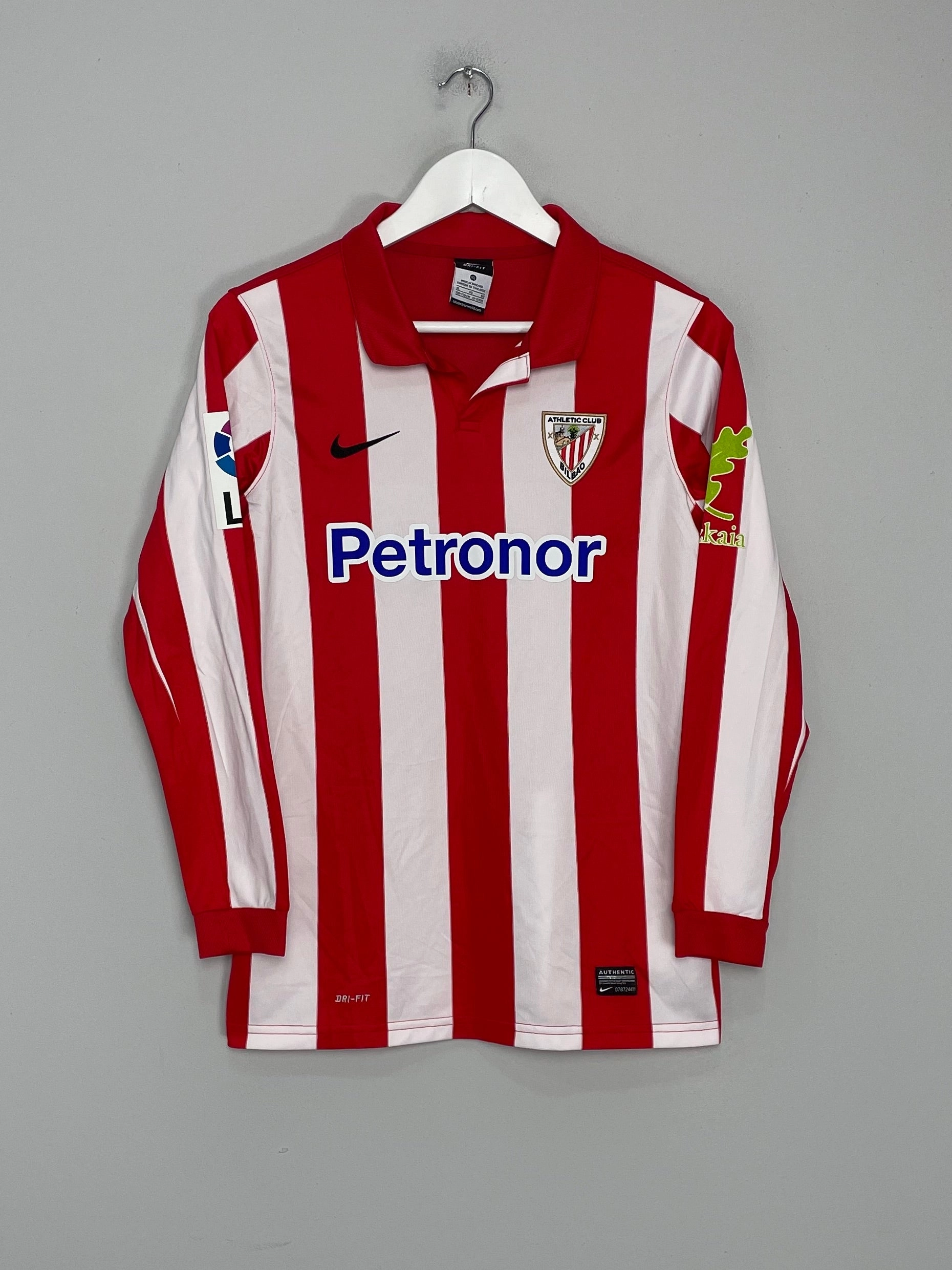 2013/14 ATHLETIC BILBAO L/S HOME SHIRT (XL.KIDS) NIKE Quick Pull Machine Washable Durability