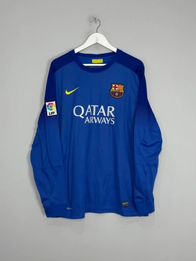 2013/14 BARCELONA GK SHIRT (XL) NIKE Durable Stitching Rush Ready