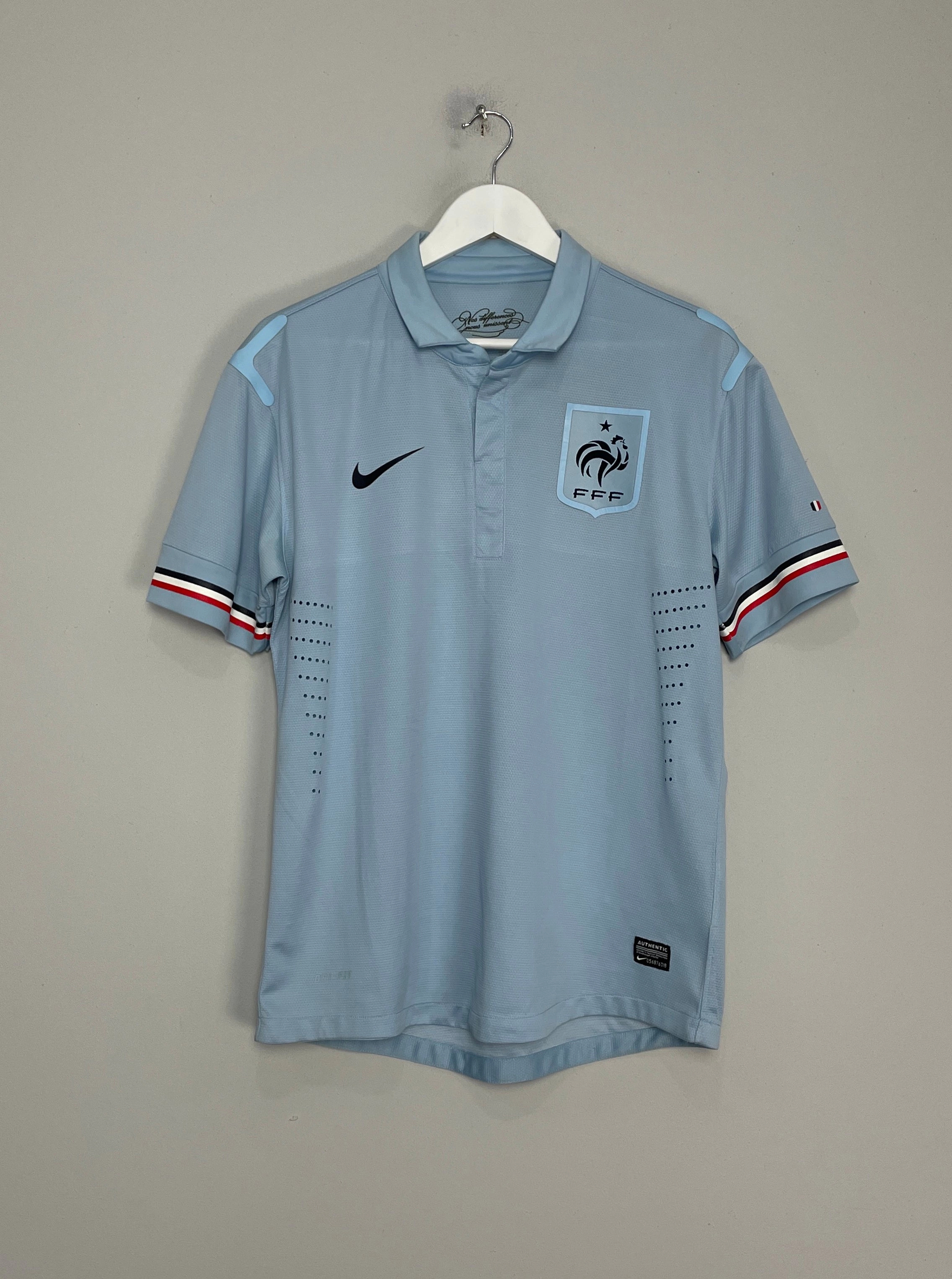 Thermal Regulation System Flexible Apparel 2013/14 FRANCE *PLAYER ISSUE* AWAY SHIRT (M) NIKE