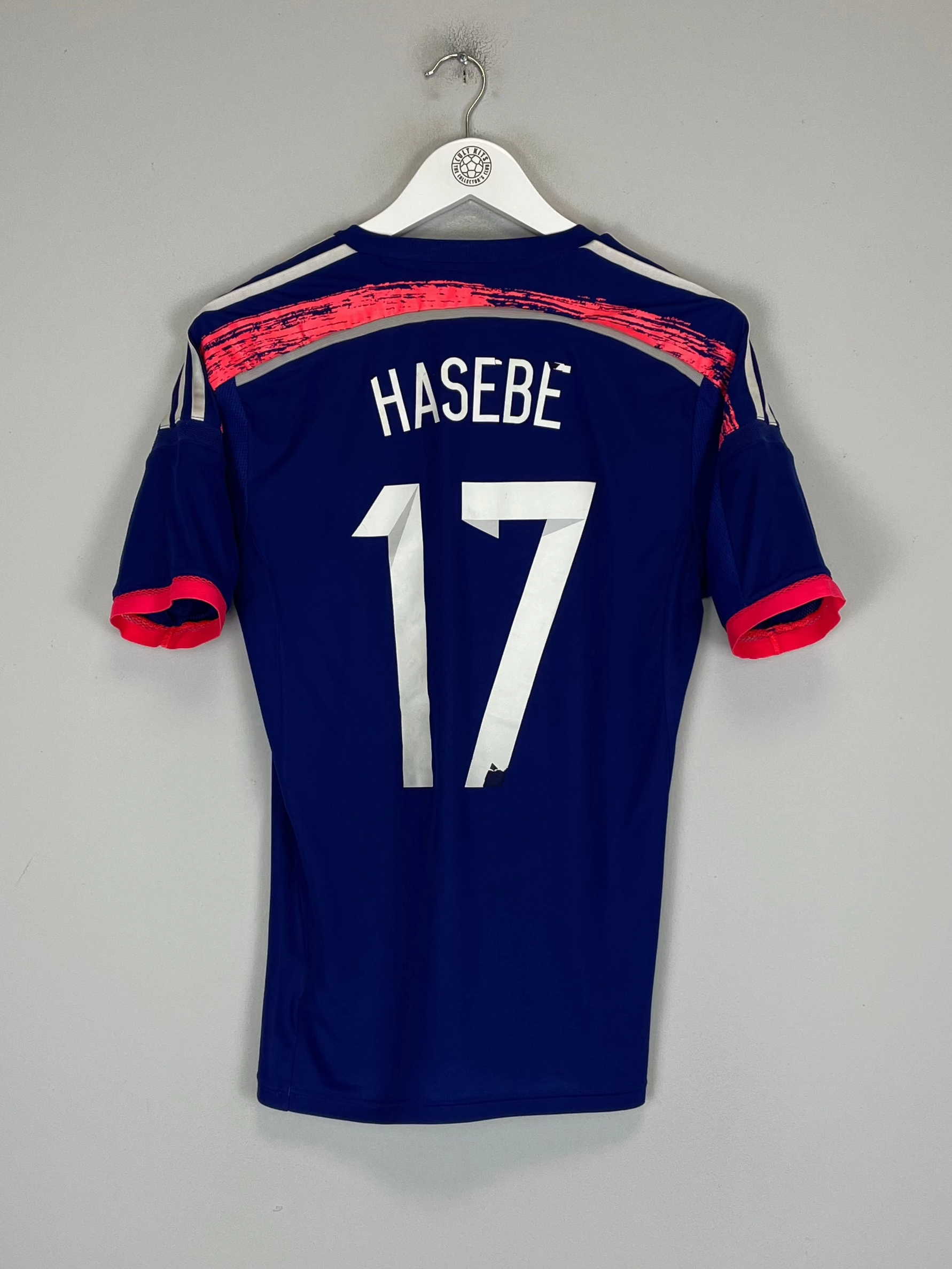 Durable Performance 2013/15 JAPAN HASEBE #17 *PLAYER ISSUE* HOME SHIRT (M) ADIDAS