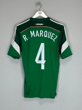 Odor Resistant Treatment 2013/15 MEXICO R.MARQUEZ #4 HOME SHIRT (S) ADIDAS