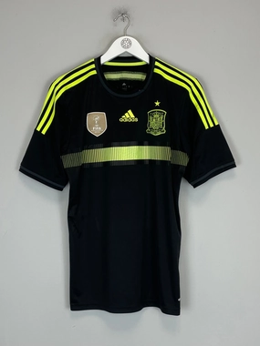 Anti Shrink Treatment Circular Knit Body Mapping 2013/15 SPAIN AWAY SHIRT (M) ADIDAS