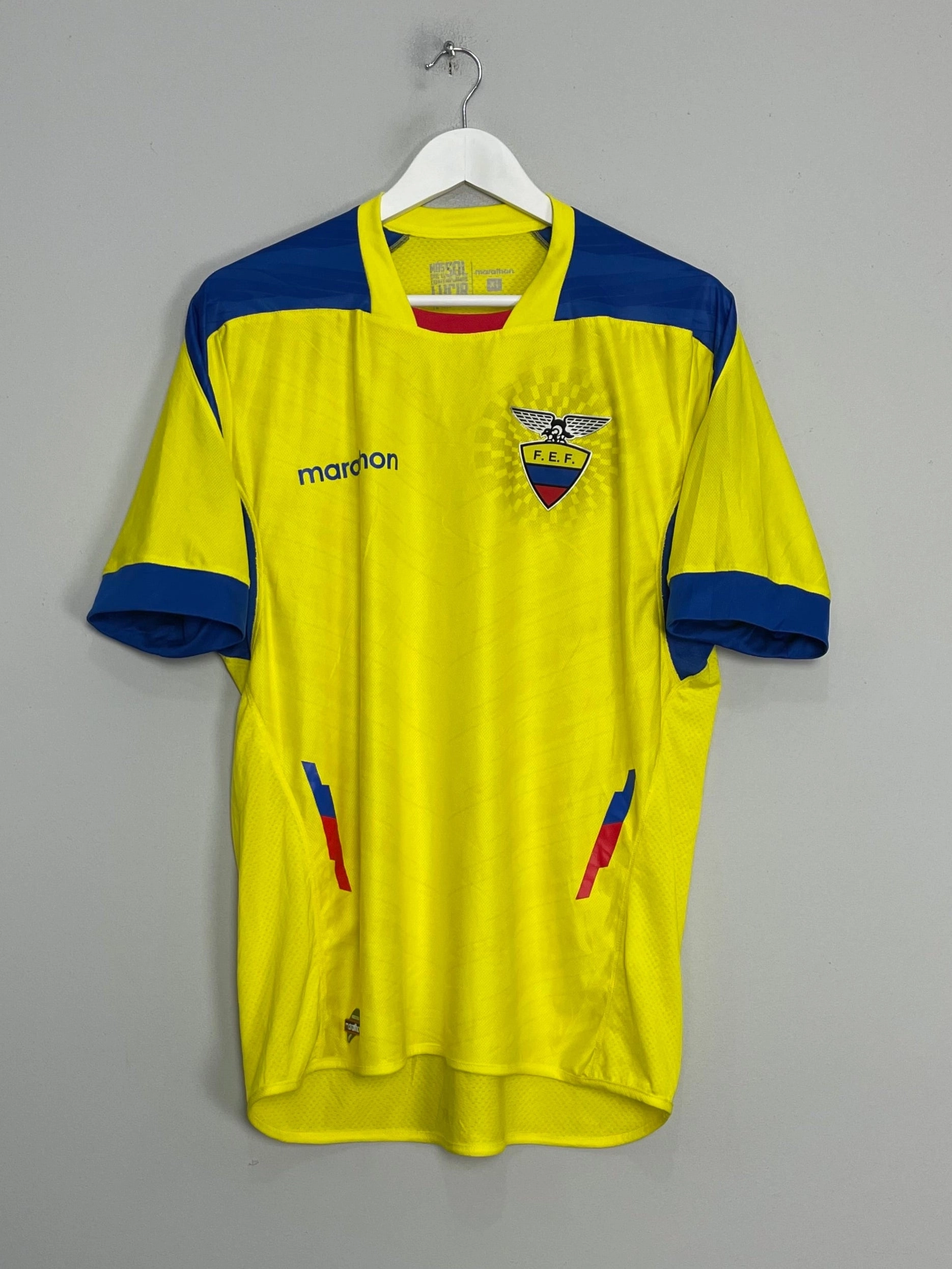2014/15 ECUADOR HOME SHIRT (XL) MARATHON High Flexibility Ergonomic Articulated Fit