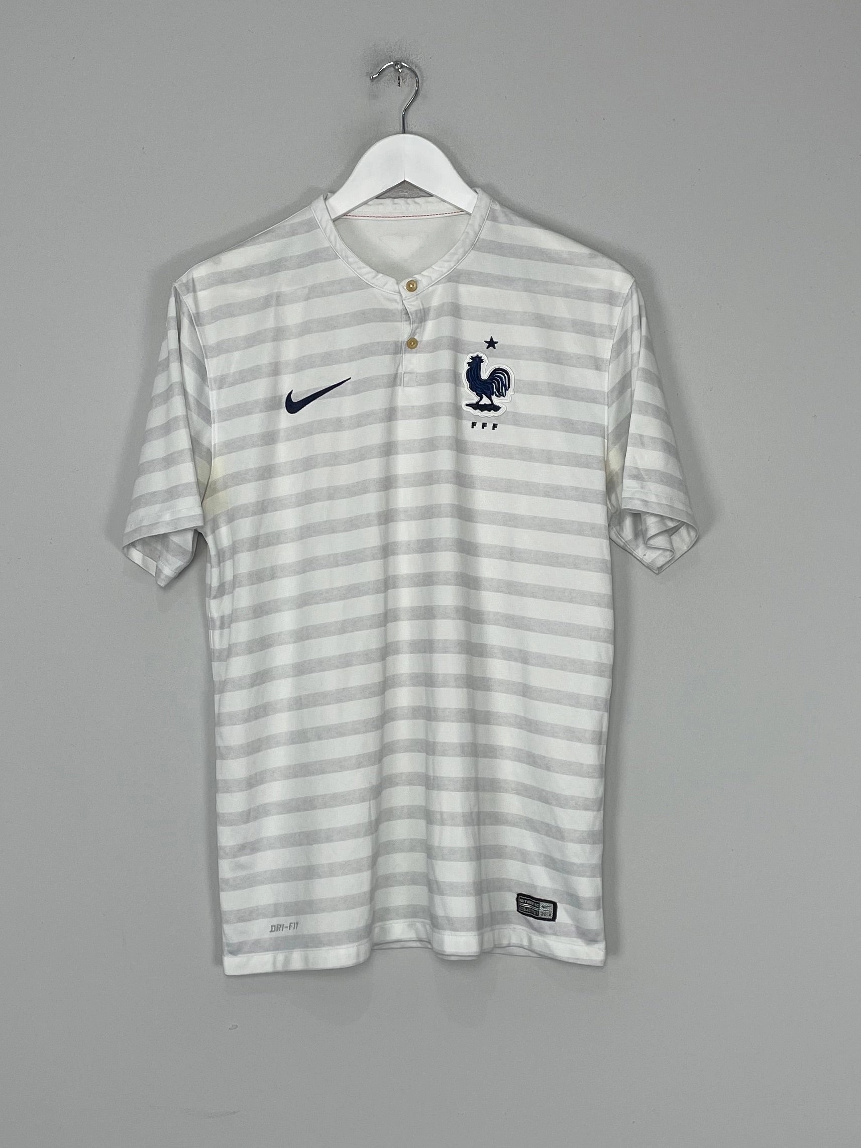 2014/15 FRANCE AWAY SHIRT (L) NIKE Durable Polyester Blend