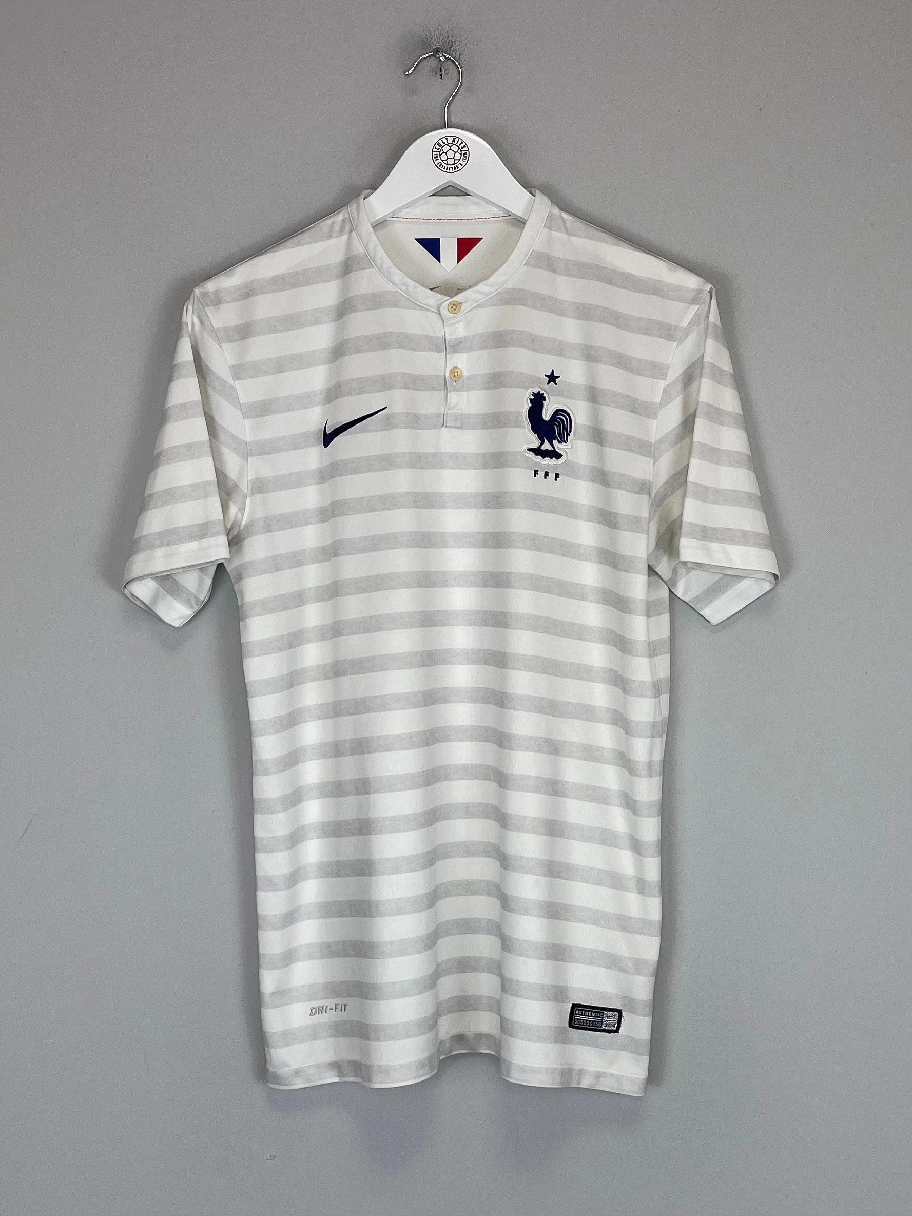 2014/15 FRANCE AWAY SHIRT (M) NIKE Durable Double Stitching