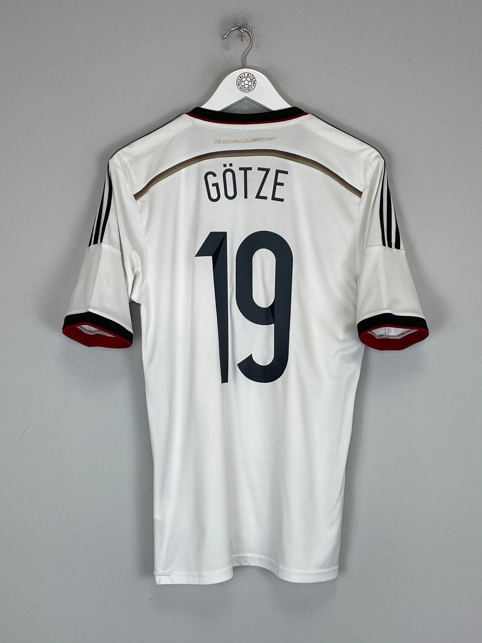 2014/15 GERMANY GOTZE #19 HOME SHIRT (M) ADIDAS Thermal Conductive Yarn