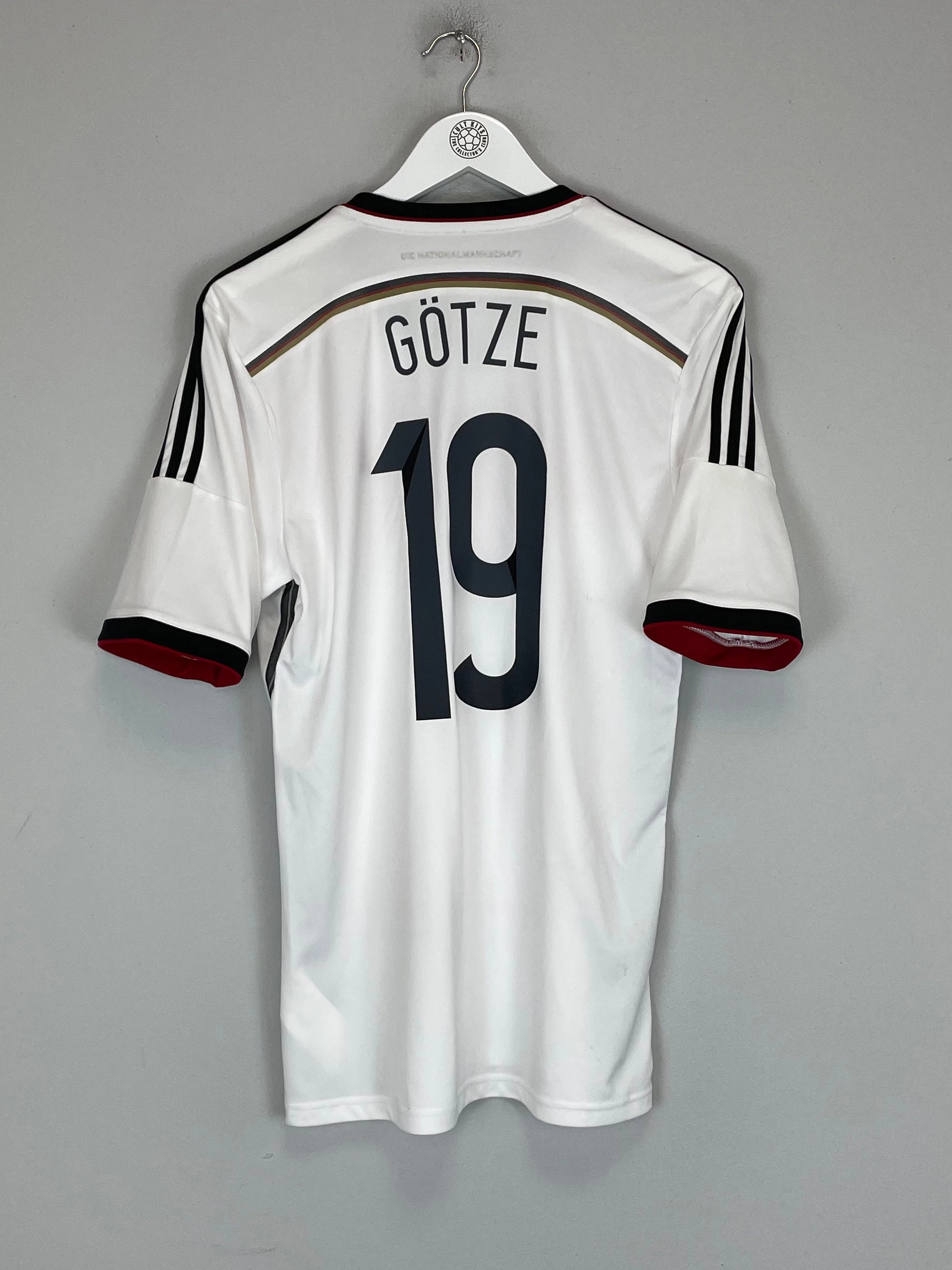 2014/15 GERMANY GOTZE #19 HOME SHIRT (M) ADIDAS Silent Fit