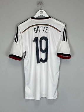 2014/15 GERMANY GOTZE #19 HOME SHIRT (M) ADIDAS Silent Fit