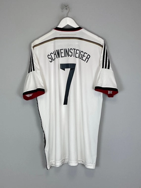 2014/15 GERMANY SCHWEINSTEIGER #7 HOME SHIRT (XL) ADIDAS Mesh Paneling