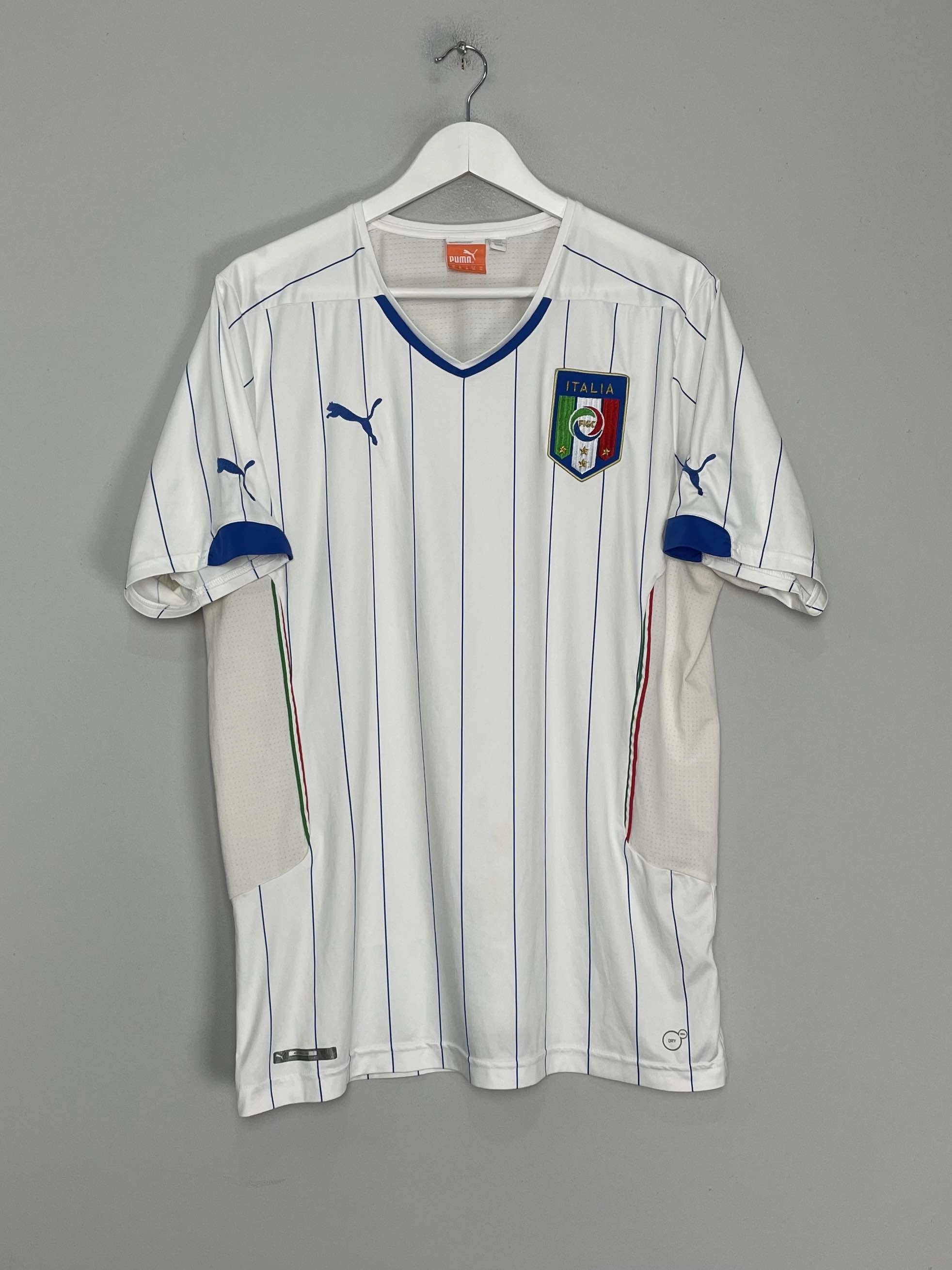 2014/15 ITALY AWAY SHIRT (XL) PUMA Dry Touch Non Chafing Neckline