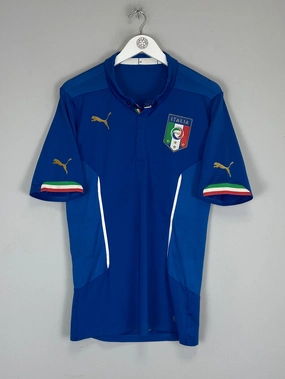 High Compression Support Casual Wear 2014/15 ITALY *PLAYER ISSUE* HOME SHIRT (XL) PUMA
