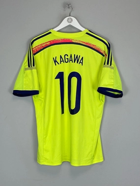 2014/15 JAPAN KAGAWA #10 AWAY SHIRT (L) ADIDAS Raglan Sleeve Design Bonded Seamless