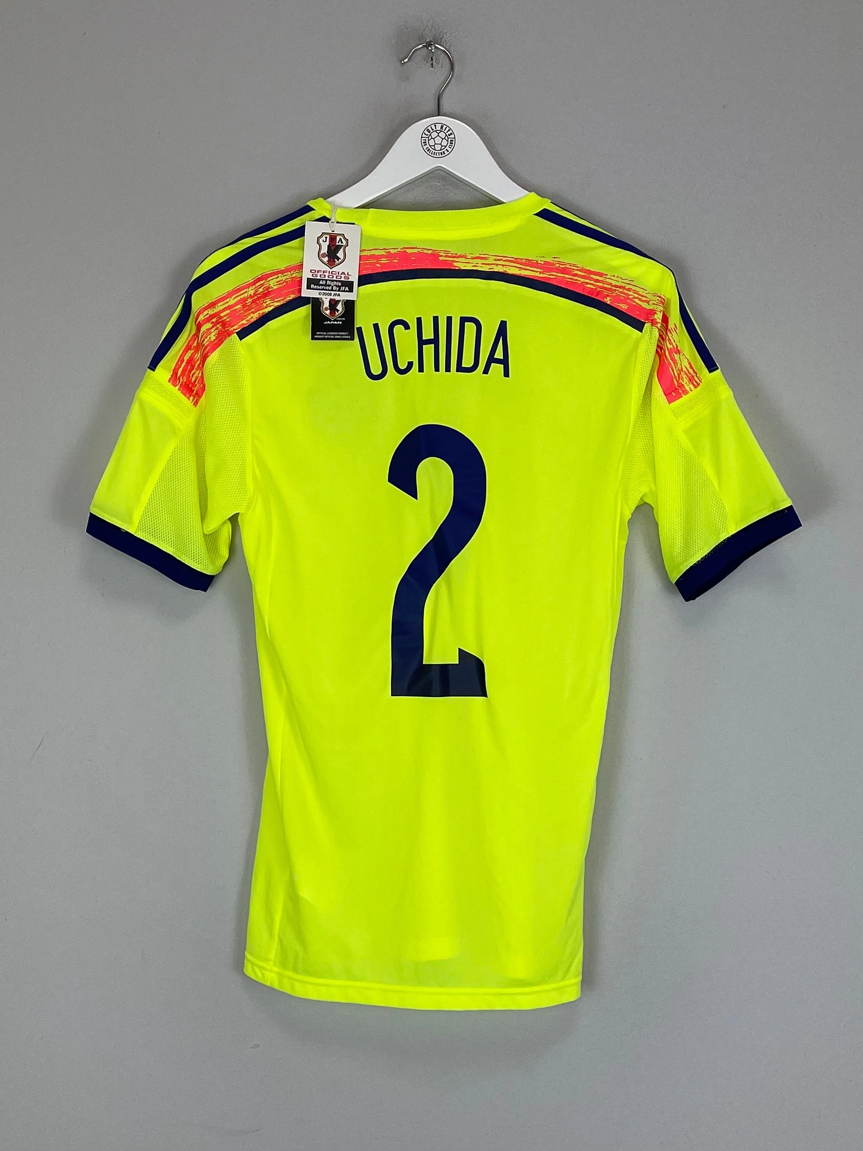 Double Stitched Edges Comfortable apparel 2014/15 JAPAN UCHIDA #6 *PLAYER ISSUE* BNWT AWAY SHIRT (M) ADIDAS