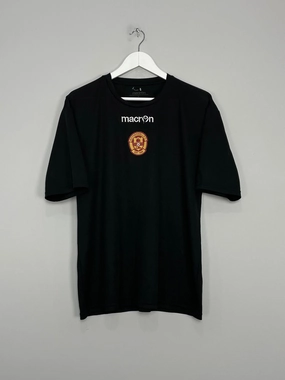 2014/15 MOTHERWELL TRAINING SHIRT (L) MACRON High Elasticity Fabric Ultraviolet Protection Fabric