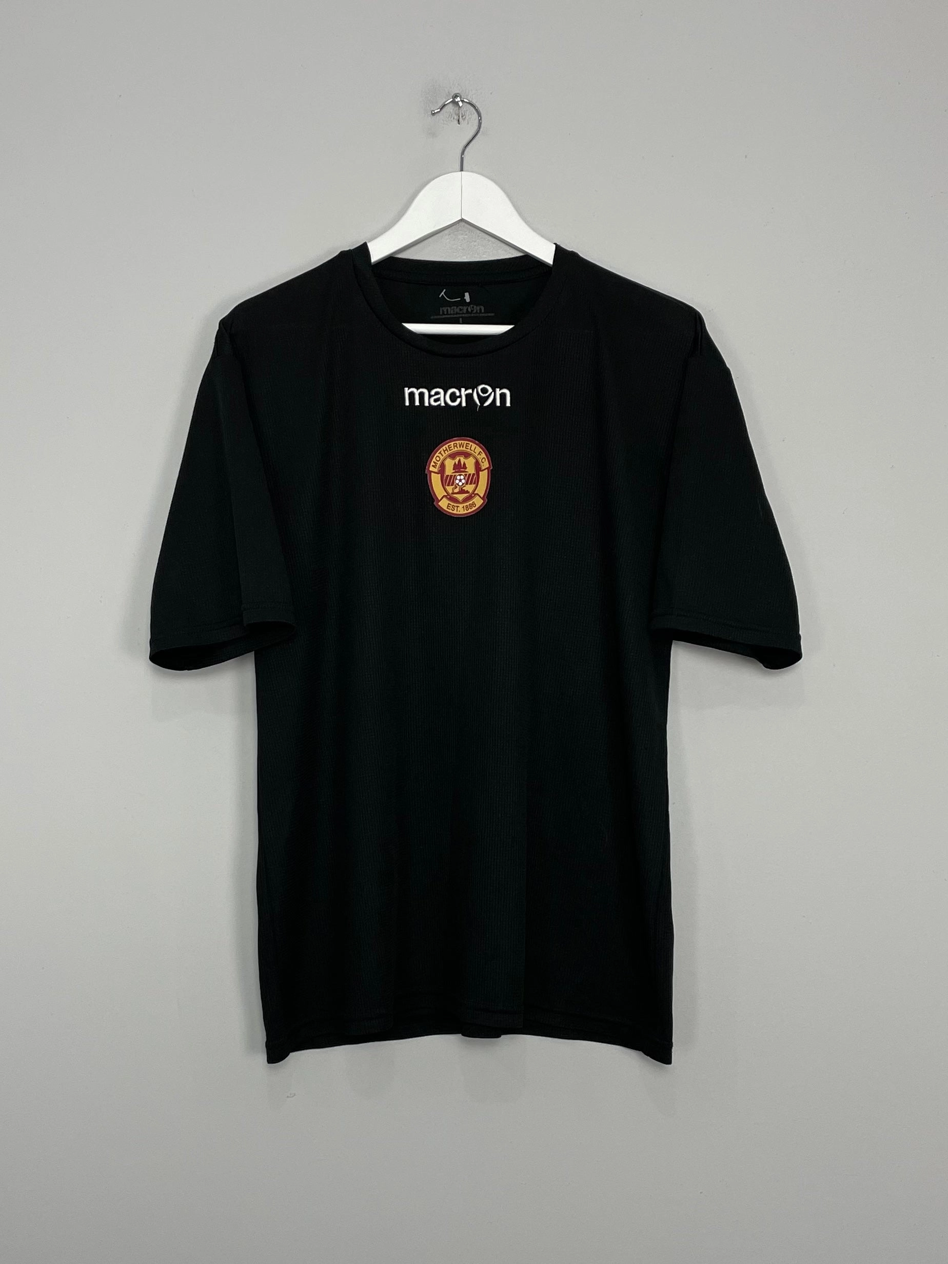 2014/15 MOTHERWELL TRAINING SHIRT (L) MACRON High Elasticity Fabric Ultraviolet Protection Fabric